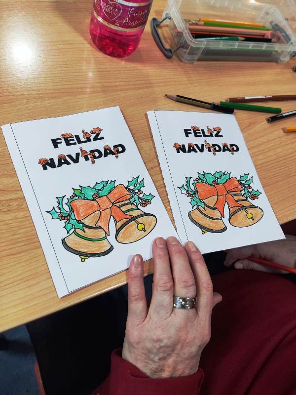 Taller elaboración christmas navideños